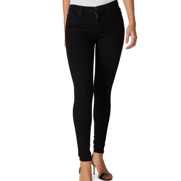 Hudson Jeans Denim - Hudson Barbara high waist super skinny black jeans size 25